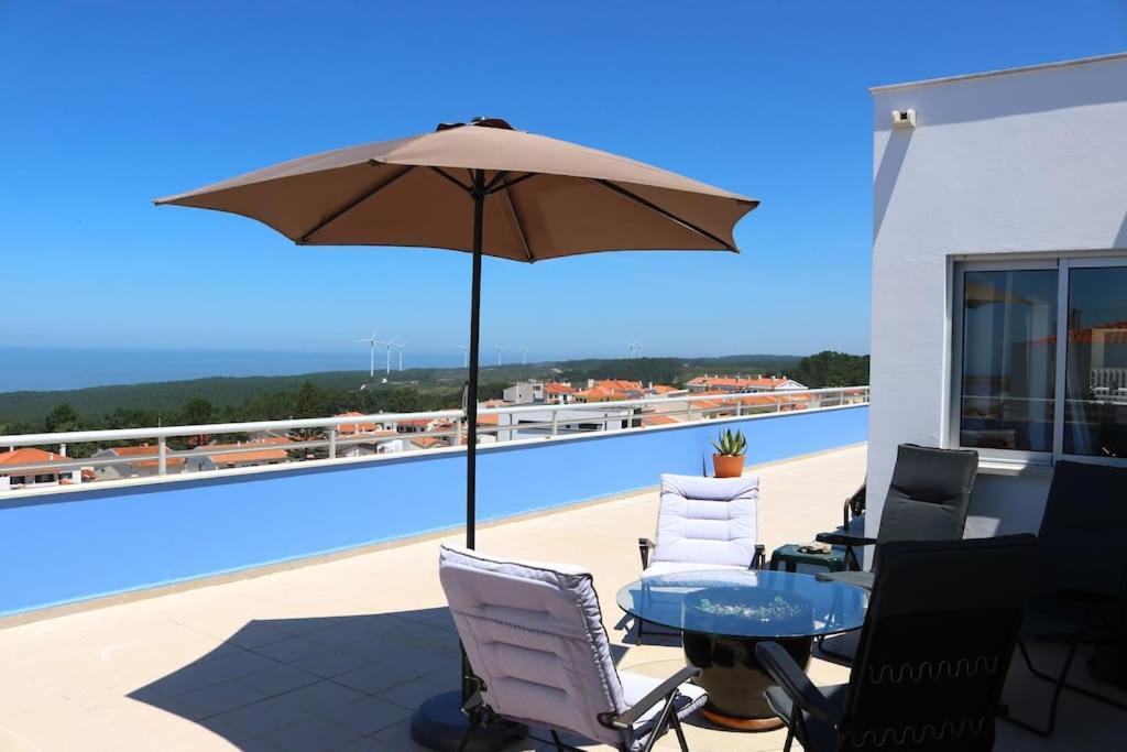 纳扎雷Sitio Penthouse - Big Terrace With Sea View & Bbq别墅 外观 照片
