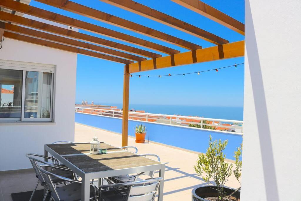 纳扎雷Sitio Penthouse - Big Terrace With Sea View & Bbq别墅 外观 照片